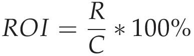 ROI formula