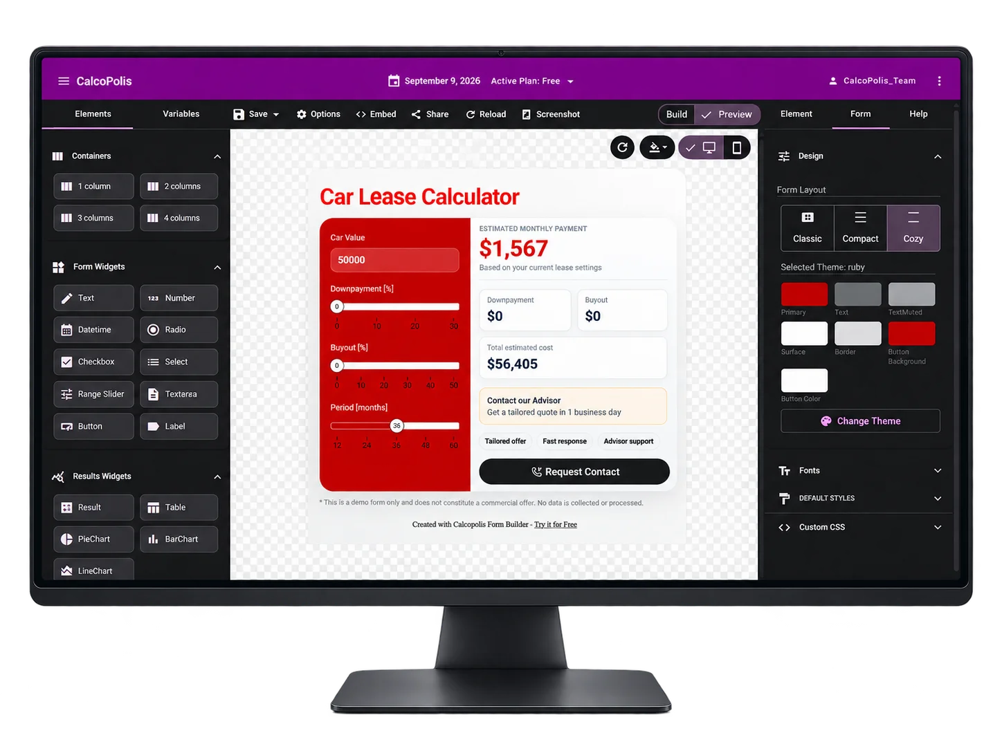 Calculator Preview
